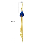 Picture of Purchase Gold Plated Enamel Dangle Earrings Exclusive Online