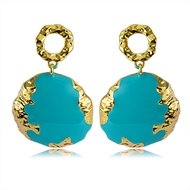 Picture of Classic Enamel Dangle Earrings with 3~7 Day Delivery