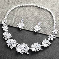 Show details for Most Popular Cubic Zirconia Copper or Brass Necklace and Earring Set with Member Discount Show details for Most Popular Cubic Zirconia Copper or Brass Necklace and Earring Set with Member Discount