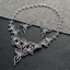 Show details for Latest Big Platinum Plated Necklace and Earring Set