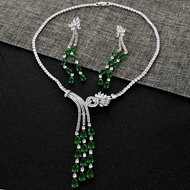 Show details for Famous Big Casual Necklace and Earring Set Show details for Famous Big Casual Necklace and Earring Set