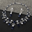 Show details for Bulk Platinum Plated Copper or Brass Necklace and Earring Set Exclusive Online