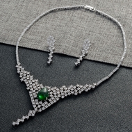 Show details for Unusual Big Platinum Plated Necklace and Earring Set Show details for Unusual Big Platinum Plated Necklace and Earring Set