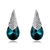 Picture of Eye-Catching Blue Artificial Crystal Stud Earrings with Member Discount