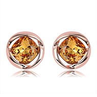 Picture of Distinctive Yellow Zinc Alloy Stud Earrings As a Gift