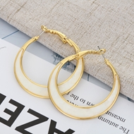 Picture of Affordable Gold Plated Casual Big Hoop Earrings From Reliable Factory