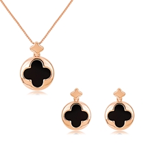 Show details for Zinc Alloy Casual Necklace and Earring Set with Speedy Delivery
