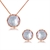 Picture of New Season White Zinc Alloy Necklace and Earring Set with SGS/ISO Certification