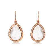 Picture of Classic Rose Gold Plated Dangle Earrings with Beautiful Craftmanship