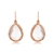 Picture of Classic Rose Gold Plated Dangle Earrings with Beautiful Craftmanship