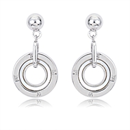 Picture of Best Selling Casual Platinum Plated Dangle Earrings