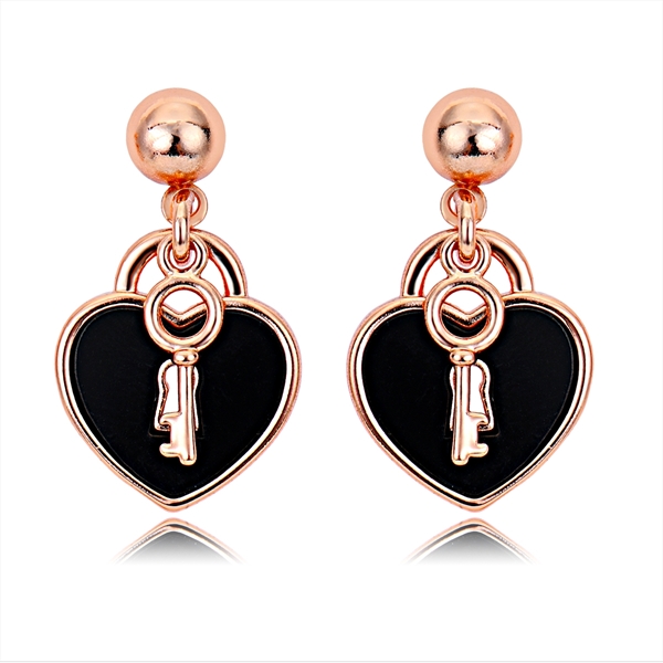 Picture of Hot Selling Rose Gold Plated Casual Dangle Earrings From Reliable Factory