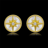 Picture of Copper or Brass Casual Stud Earrings with SGS/ISO Certification