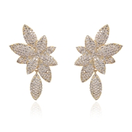 Picture of Luxury Cubic Zirconia Stud Earrings with Fast Delivery