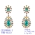 Picture of Shop Gold Plated Cubic Zirconia Dangle Earrings with Wow Elements