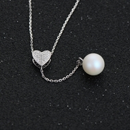 Show details for Reasonably Priced Platinum Plated Fashion Pendant Necklace for Female Show details for Reasonably Priced Platinum Plated Fashion Pendant Necklace for Female