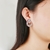 Picture of Luxury Platinum Plated Big Stud Earrings with Fast Shipping