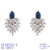 Picture of Eye-Catching Blue Cubic Zirconia Dangle Earrings with Member Discount