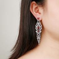 Picture of Best Cubic Zirconia Luxury Dangle Earrings