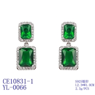 Picture of Luxury Cubic Zirconia Dangle Earrings Online Only