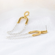 Picture of Dubai Zinc Alloy Dangle Earrings with Beautiful Craftmanship