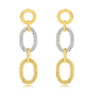 Picture of New Season Gold Plated Zinc Alloy Dangle Earrings with SGS/ISO Certification