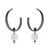 Picture of Buy Gold Plated Artificial Pearl Big Hoop Earrings with Price