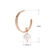 Picture of Buy Gold Plated Artificial Pearl Big Hoop Earrings with Price