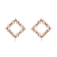 Picture of Copper or Brass Cubic Zirconia Big Stud Earrings at Unbeatable Price