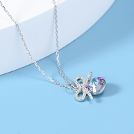 Picture of Simple Platinum Plated Pendant Necklace with Speedy Delivery