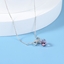 Show details for Famous Small Pink Pendant Necklace