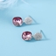 Show details for Hypoallergenic Platinum Plated Simple Stud Earrings with Easy Return