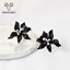 Show details for Flowers & Plants Enamel Stud Earrings with Fast Shipping