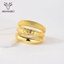 Show details for Trendy Gold Plated Big Fashion Ring with No-Risk Refund