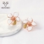 Show details for Classic Flowers & Plants Stud Earrings in Exclusive Design