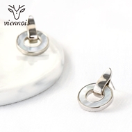 Picture of Zinc Alloy Gold Plated Stud Earrings with Full Guarantee