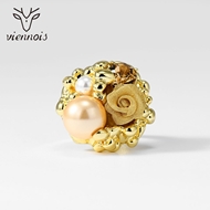 Picture of Simple And Elegant Zinc-Alloy Venetian Pearl Fashion Rings