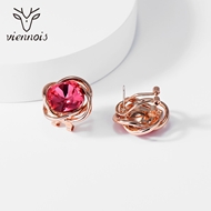 Picture of Reasonably Priced Rose Gold Plated Classic Big Stud Earrings from Reliable Manufacturer