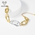 Picture of Zinc Alloy Gold Plated Fashion Bracelet in Flattering Style