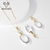 Picture of Attractive Platinum Plated Zinc Alloy 2 Piece Jewelry Set For Your Occasions