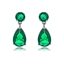 Show details for Inexpensive Platinum Plated Cubic Zirconia Dangle Earrings in Flattering Style