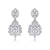 Picture of Inexpensive Platinum Plated Big Dangle Earrings from Reliable Manufacturer