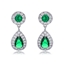 Show details for Inexpensive Platinum Plated Medium Dangle Earrings from Reliable Manufacturer