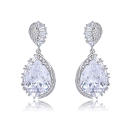 Picture of Amazing Medium White Dangle Earrings