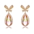 Picture of Low Cost Gold Plated Copper or Brass Dangle Earrings with Price