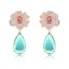 Show details for Staple Medium Pink Dangle Earrings