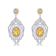 Picture of Luxury Cubic Zirconia Dangle Earrings at Unbeatable Price