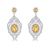 Picture of Luxury Cubic Zirconia Dangle Earrings at Unbeatable Price