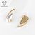 Picture of Designer Gold Plated Dubai Stud Earrings with No-Risk Return