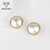 Picture of Nickel Free Gold Plated Big Stud Earrings with Easy Return